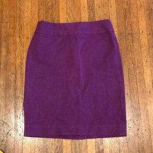 Banana Republic purple pencil skirt!